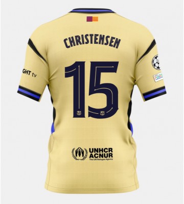 Barcelona Andreas Christensen #15 Replica Away Stadium Shirt 2025-26 Short Sleeve